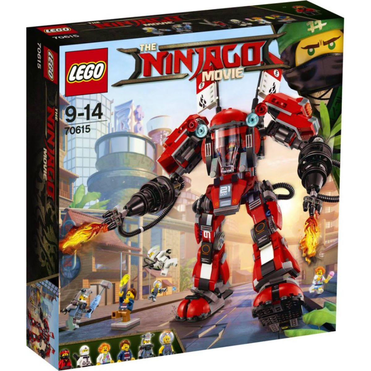 LEGO Ninjago 70615 Ohnivý robot Maxíkovy hračky