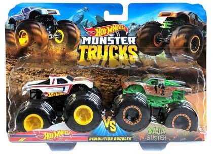 Mattel Hot Wheels Monster trucks demoliční duo Hot Wheels VS Baja Buster GBT71