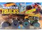 Mattel Hot Wheels Monster trucks demoliční duo Hotweiler VS Hound Hauler FYJ69 2