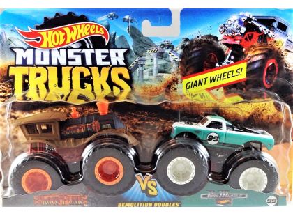 Mattel Hot Wheels Monster trucks demoliční duo LocoPunk VS Pure Musole FYJ66
