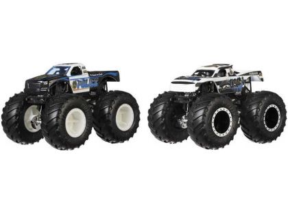Mattel Hot Wheels Monster trucks demoliční duo Police VS Holigan