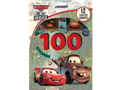 100 samolepek s omalovánkovými listy Auta