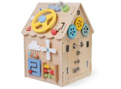 2Kids Toys Activity board Domeček přírodní