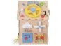 2Kids Toys Activity board Domeček přírodní 3