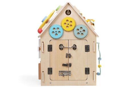 2Kids Toys Activity board Domeček přírodní