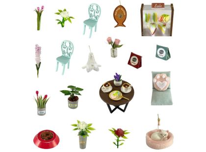 2Kids Toys miniatura domečku Kočičí kavárna se zahrádkou