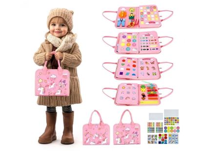 2Kids Toys Senzorická busy kniha Jedonorožec 3