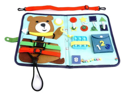 2Kids Toys Senzorická busy kniha Medvídek