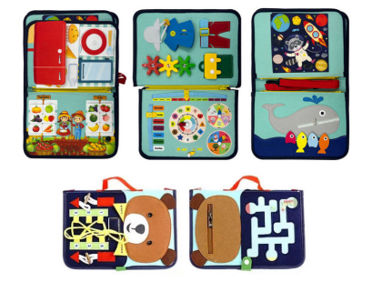 2Kids Toys Senzorická busy kniha Medvídek