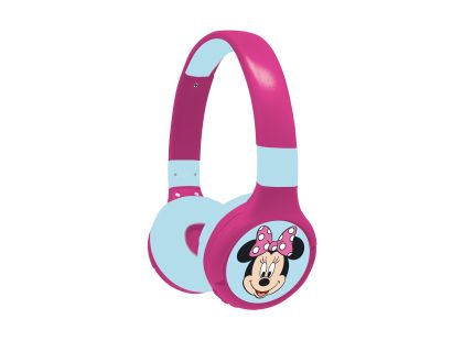 Lexibook 2v1 bluetooth skládací sluchátka Minnie s limitem hlasitosti