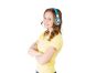 Lexibook 2v1 bluetooth skládací sluchátka Šmoulové s limitem hlasitosti 5