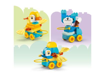 LEGO® DUPLO® 10448 3 v 1: Zvířátka na kolečkách