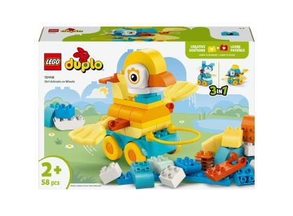 LEGO® DUPLO® 10448 3 v 1: Zvířátka na kolečkách