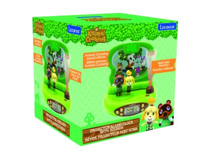 Lexibook 3D budík zvířátka s projekcí času