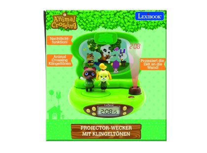 Lexibook 3D budík zvířátka s projekcí času