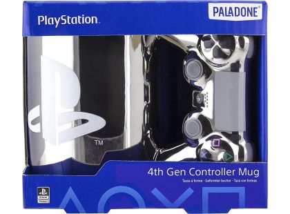 3D hrnek Playstation DS4 stříbrný