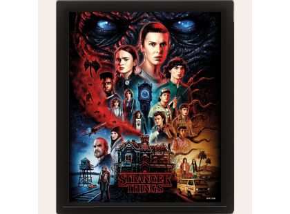 3D Obraz Stranger Things Vecna - Poškozený obal