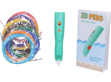 3D pero WIKY základní sada 10 náplní 10 šablon