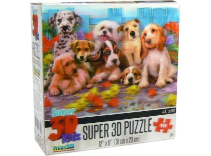 3D Puzzle Kids Psi 48 dílků