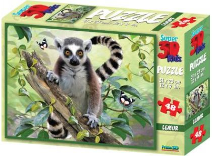 3D Puzzle Lemur 48 dílků