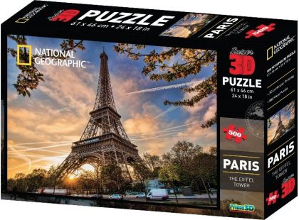 3D Puzzle Paříž 500 dílků