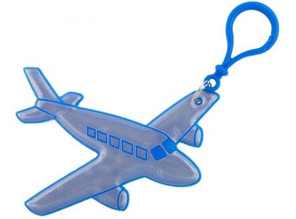 3M Reflexní přívěšky - dopravní prostředky letadlo modré