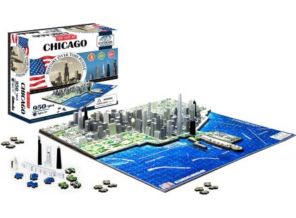 4D Cityscape Puzzle Chicago