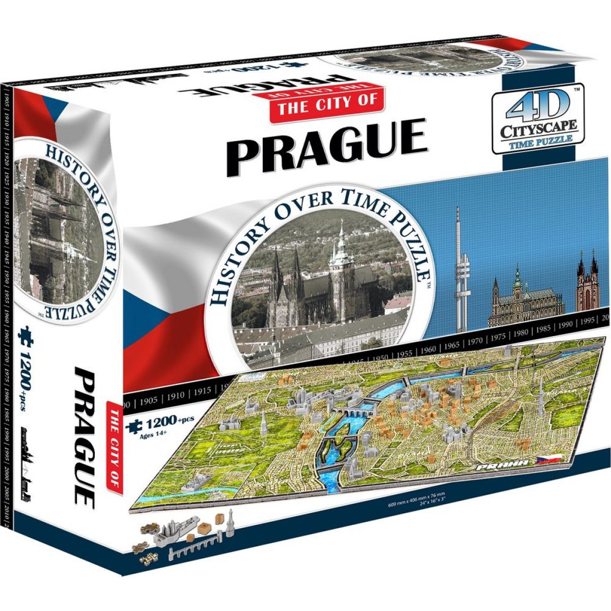4D Cityscape Puzzle Praha