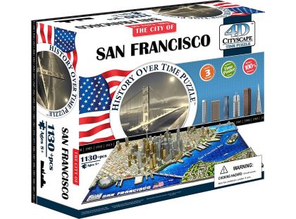 4D Cityscape Puzzle San Francisco