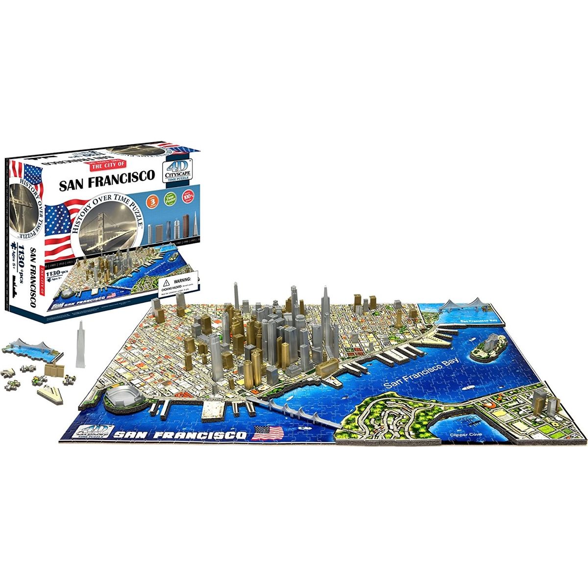 4D Cityscape Puzzle San Francisco