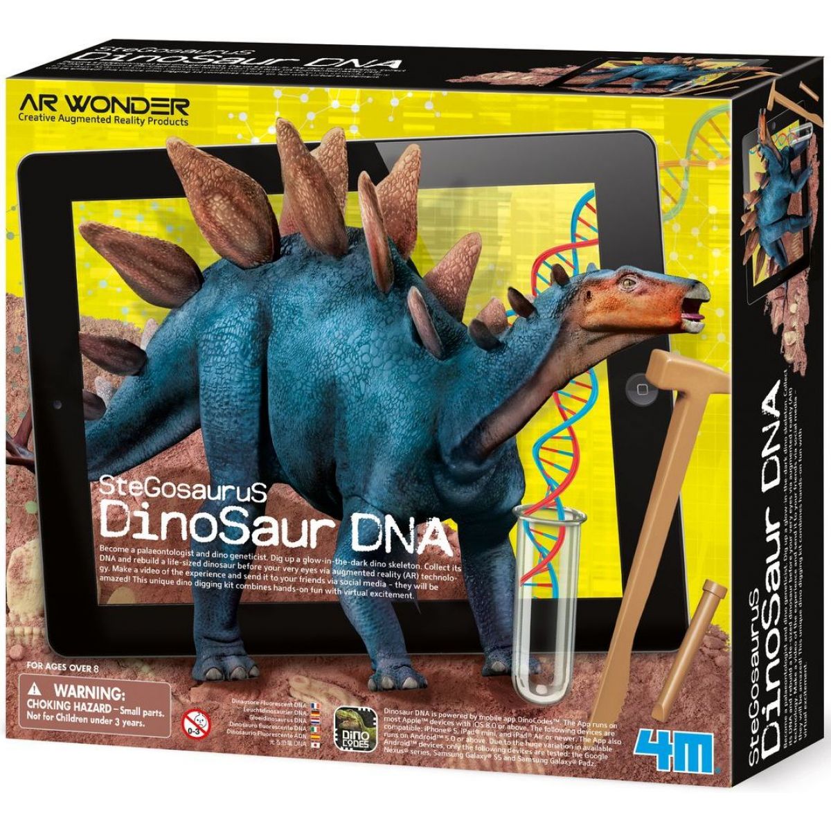 4M Dinosaurus skládací kostra - Stegosaurus