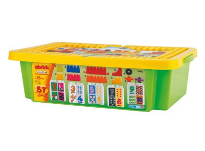 Abrick 1940 Kostky Učení Čísel Box 57 kostek Abrick 1940 Kostky Učení Čísel Box 57 kostek