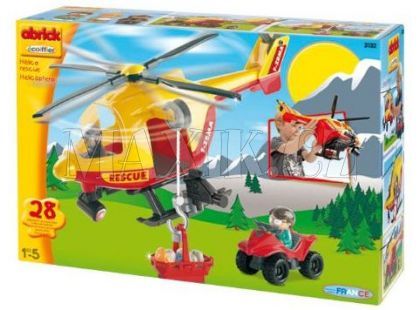 Abrick 3132 Záchranářská Helikoptéra 16 dílů