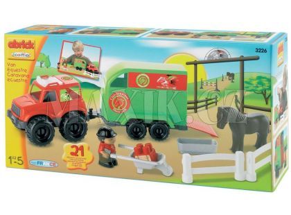 Abrick 3226 Auto s přívěsem na přepravu koní 21ks