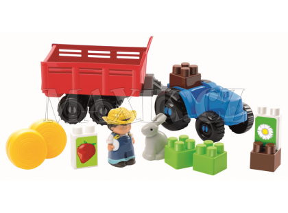 Abrick 3234 Traktor s farmářem a zajícem 22ks