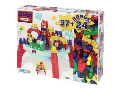 Abrick 7744 Stolek s Kostkami MAXI 61 dílů