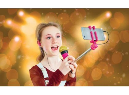 ADC Blackfire Selfie mikrofon růžový