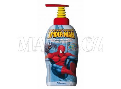 Admiranda Dětský sprchový gel a pěna do koupele 1L Spiderman vůně červeného rybízu
