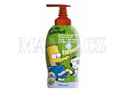 Admiranda Simpsons Dětský sprchový gel 1L Bart Energizing 2v1