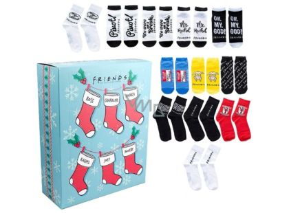 Adventní kalendář Přátelé ponožky