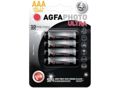 AgfaPhoto Ultra alkalická baterie LR03 AAA 4ks - Poškozený obal