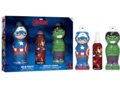Air-Val Marvel set s toaletní vodou 150 ml a 2 x 1D sprchový gel a šampon 400 ml Captain America a Hulk