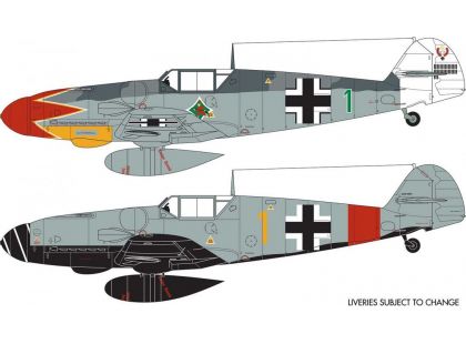 Airfix Classic Kit letadlo A02029B Messerschmitt Bf109G-6 (1:72)