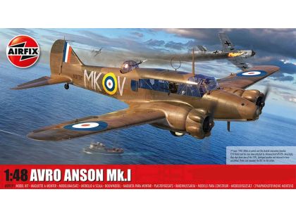 Airfix Classic Kit letadlo A09191 - Avro Anson Mk.I (1:48) - Poškozený obal