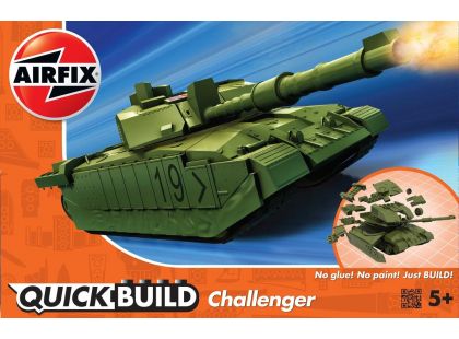 Airfix Quick Build tank J6022 Challenger Tank zelená