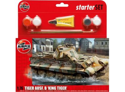 Airfix Starter Set tank A55303 King Tiger Tank 1:76