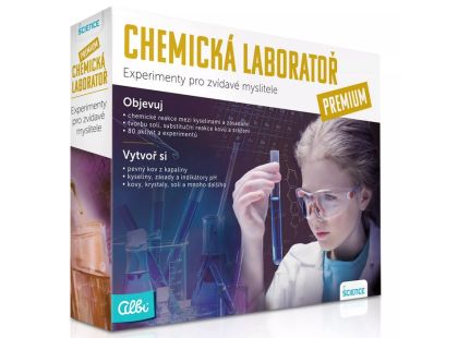 Albi Chemická laboratoř PREMIUM - Poškozený obal