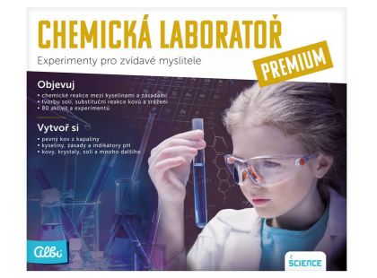 Albi Chemická laboratoř PREMIUM - Poškozený obal
