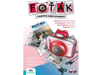 Albi Foťák s termotiskem - růžový