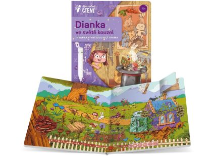 Albi Kouzelné čtení Kniha Dianka ve světě kouzel
